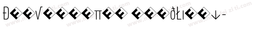 DINVarRoman CondLight字体转换